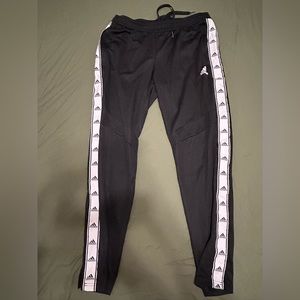 Black adidas joggers